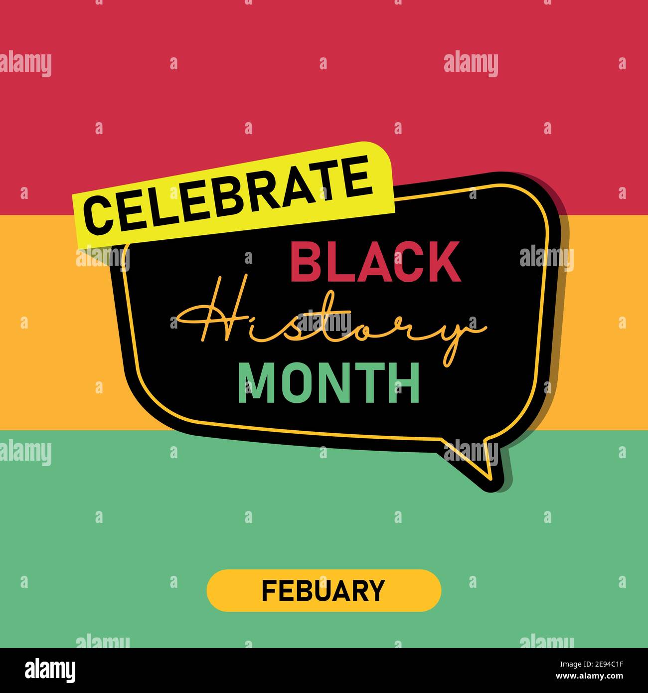 Black history month celebrate. vector illustration design graphic Black