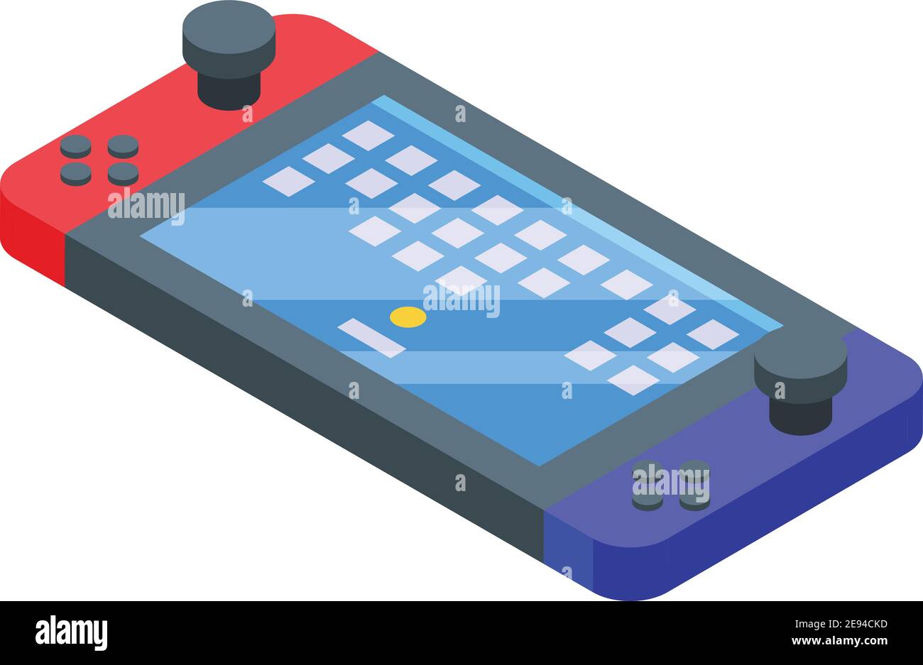 Game joystick icon. Isometric of game joystick vector icon for web ...