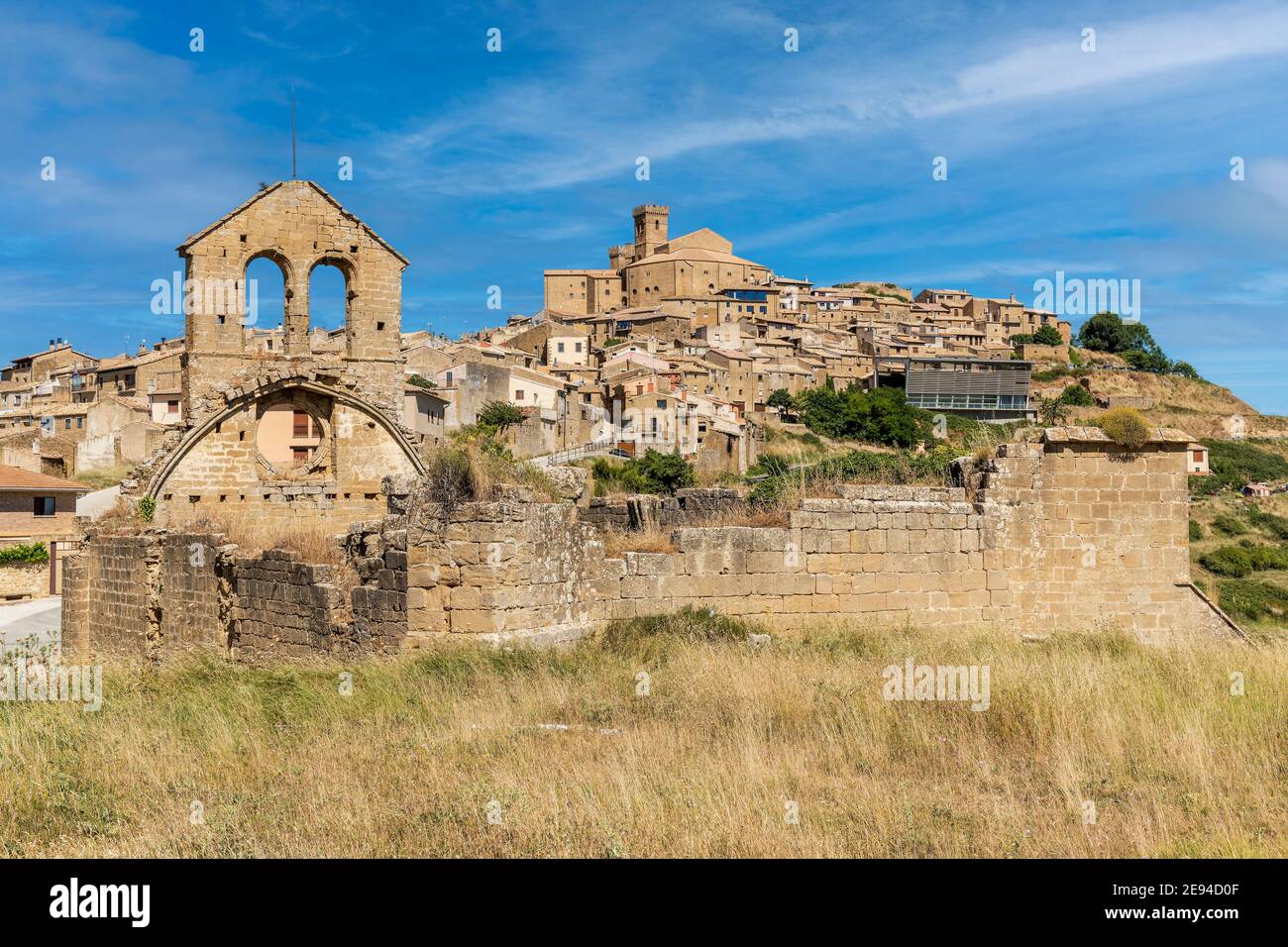 Ujue, Navarre, Spain Stock Photo