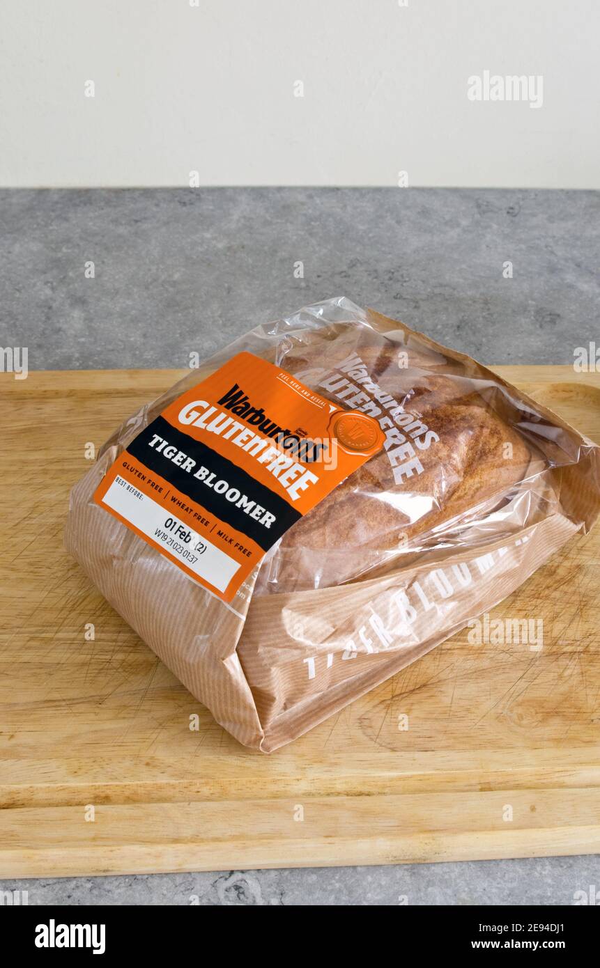 Warburton's Gluten Free White Tiger Bread Loaf. Suitable With A Gluten