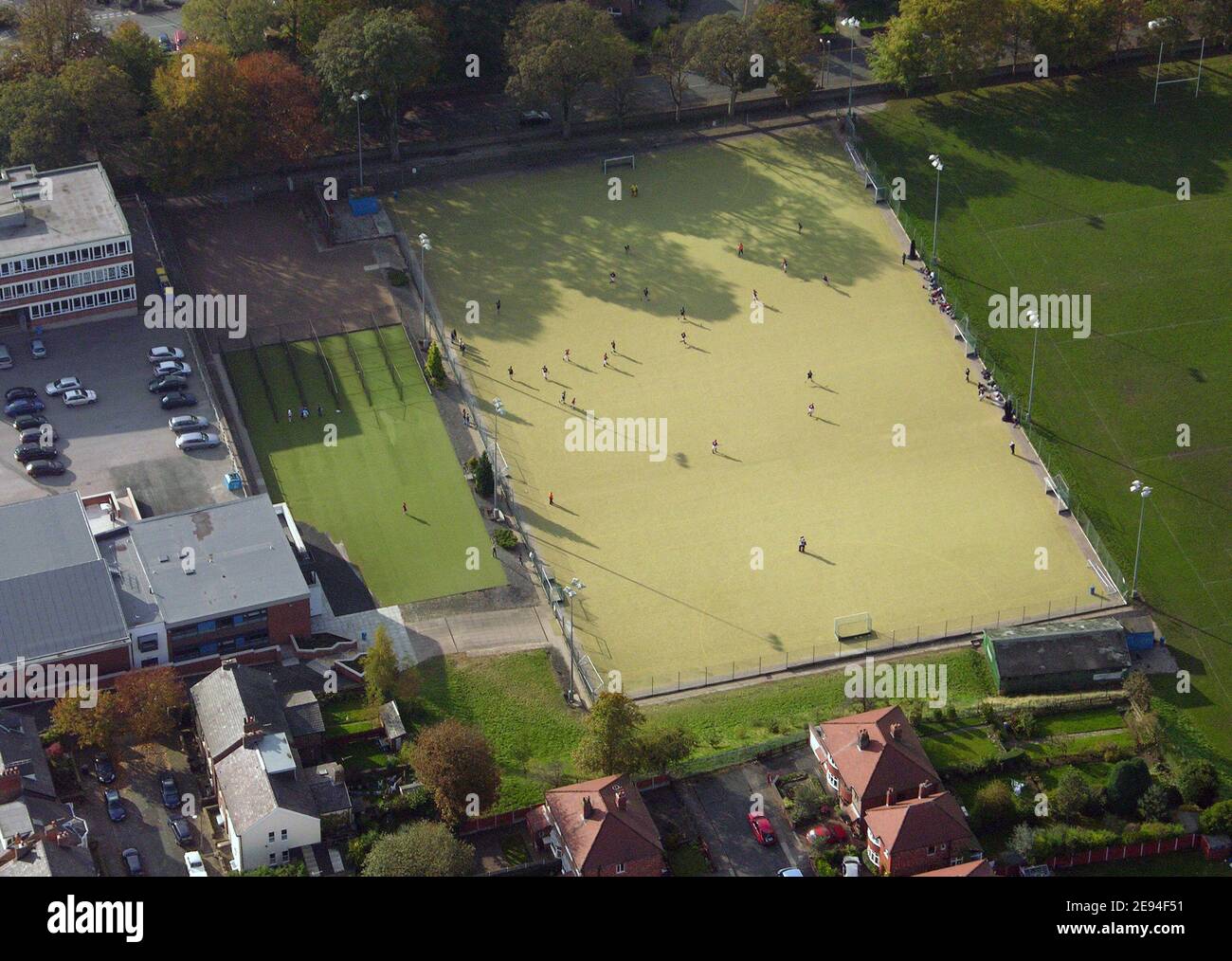 aerial view of The Kings School on Westminster Road, Macclesfield