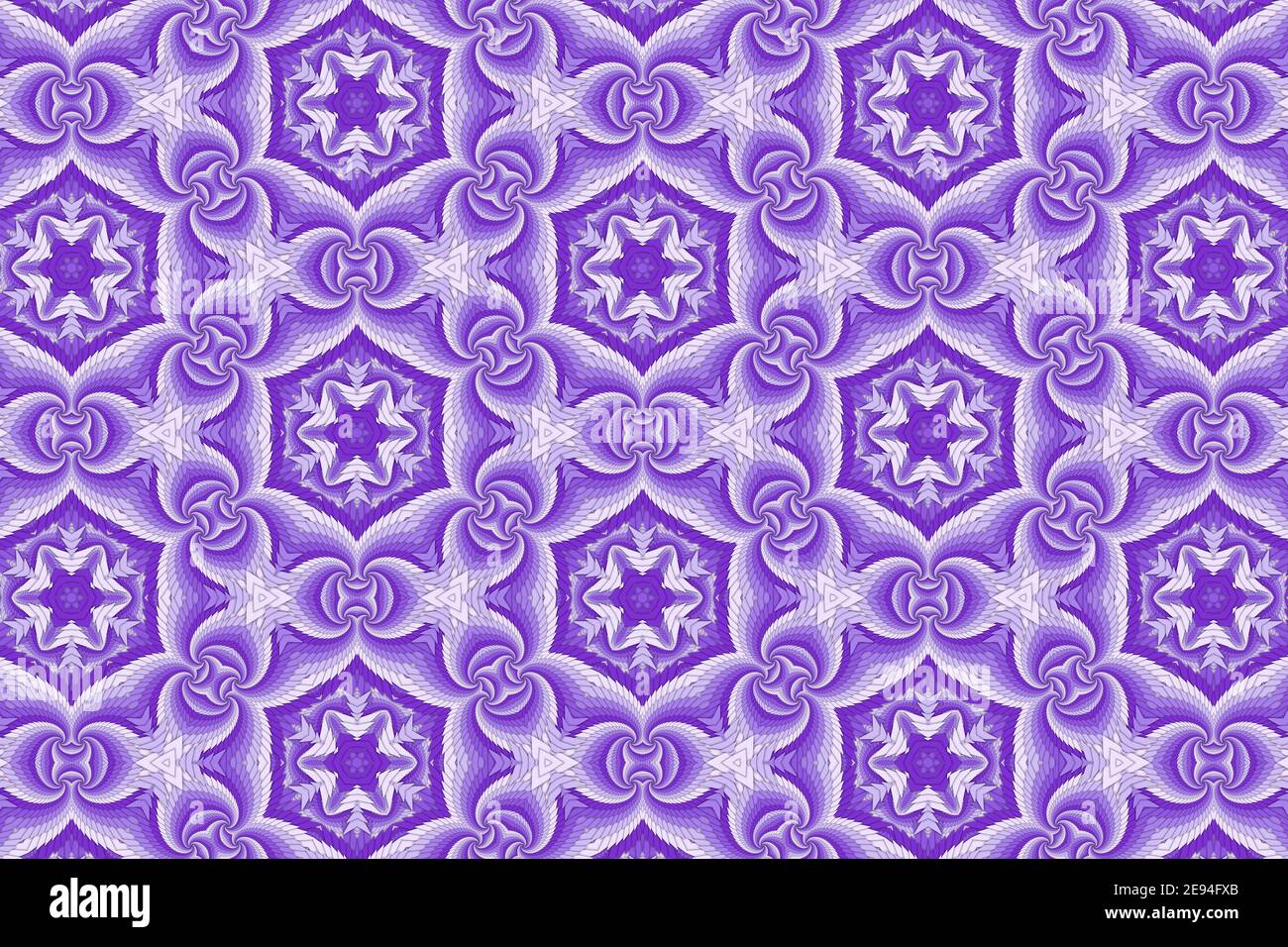 Abstract geometric pattern ilustration. Repeating background in purple ...