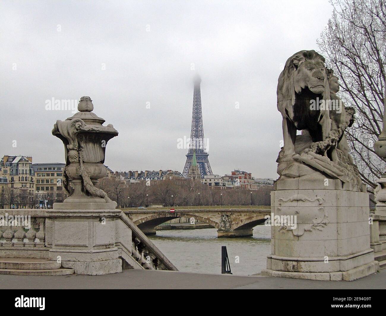 Paris, le pont Alexandre III Stock Photo