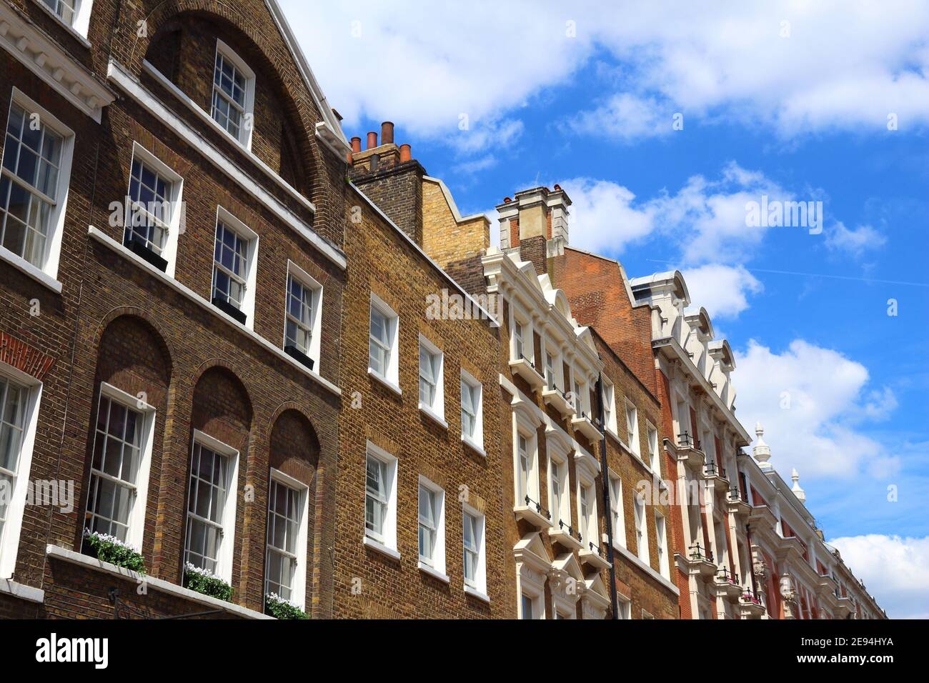 Covent Garden street view in London, UK. Stock Photo