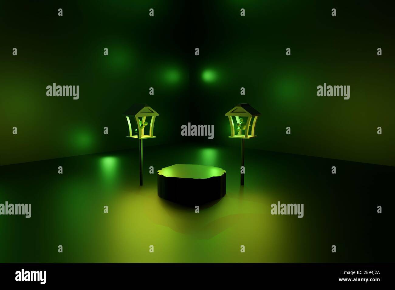 3D Rendering of podium Stock Photo - Alamy
