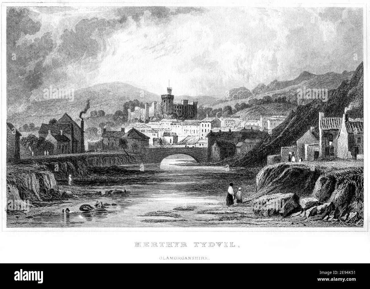 Merthyr Black and White Stock Photos & Images Alamy