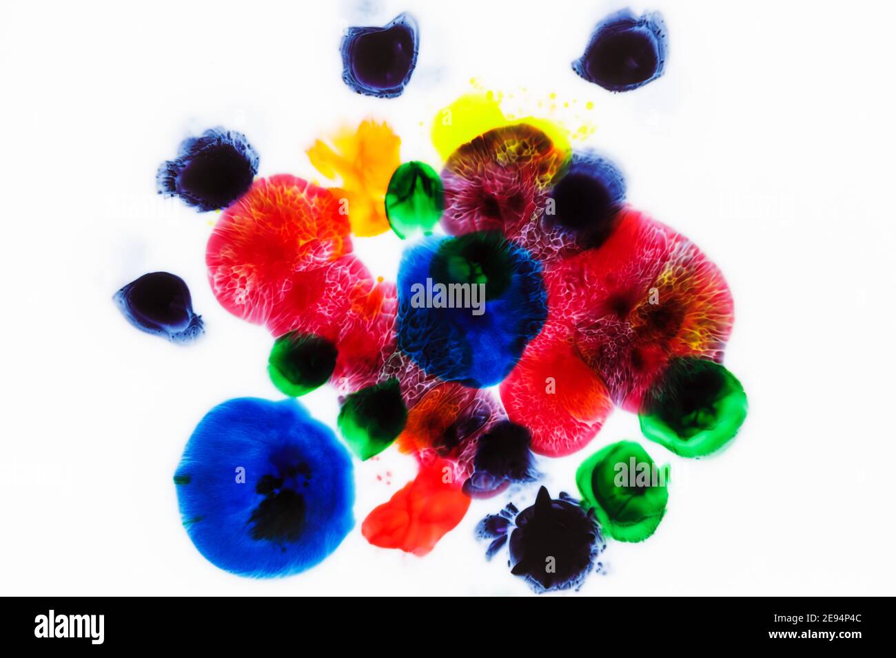 Abstract colorful background, soft fluid art wallpaper. Mixing paints