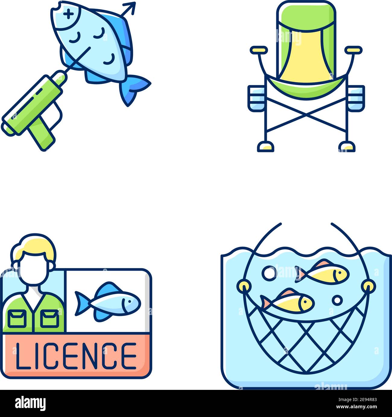 Fishing licence Stock Vector Images Alamy