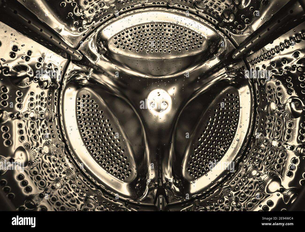 wet drum of the clothes washer Stock Photo Alamy