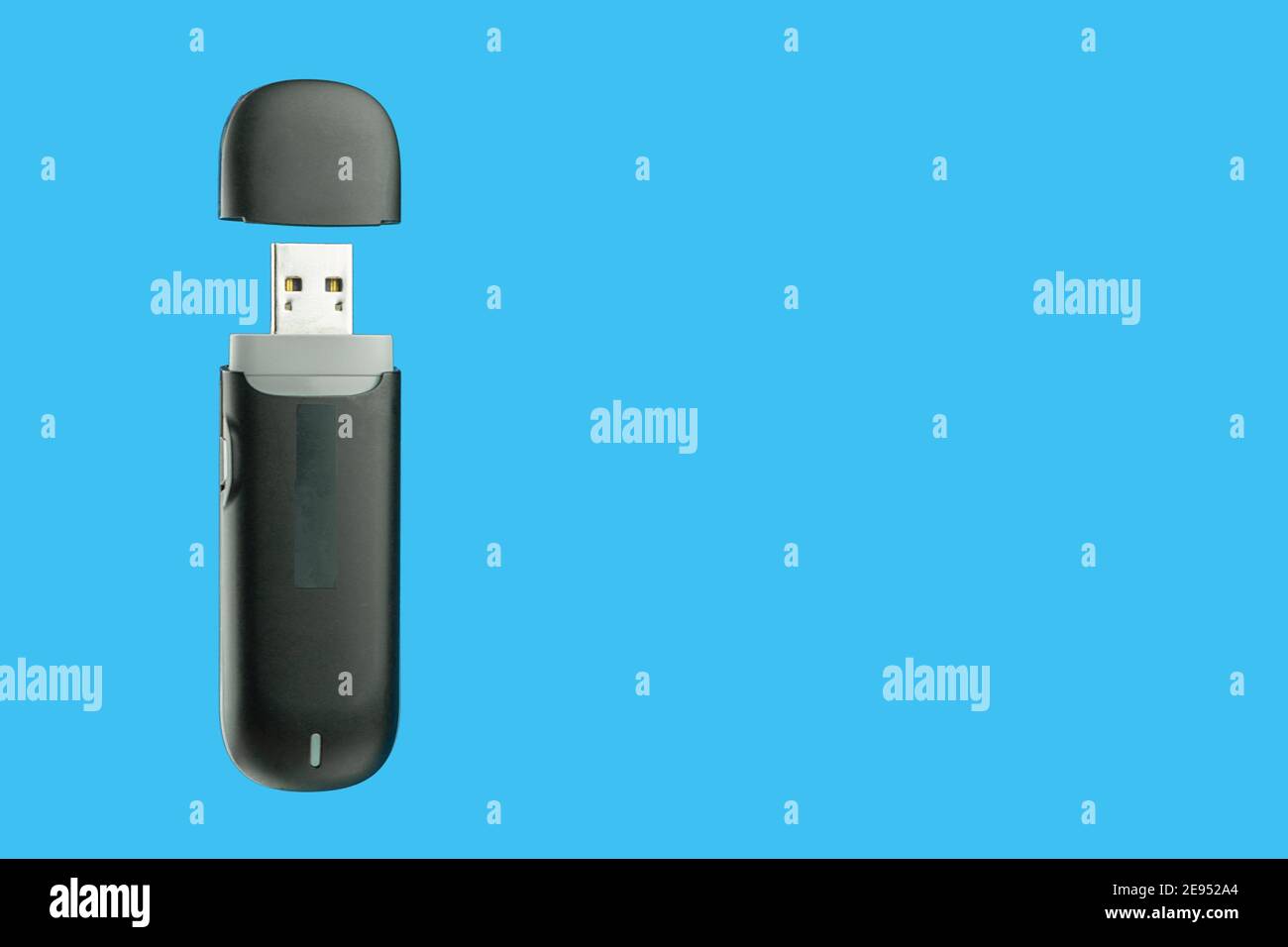 Re-shoot Janice Steep Mobile modem for connecting to the Internet via USB. 5G modem for fast mobile  internet isolated on blue background. High speed data transfer technolog  Stock Photo - Alamy