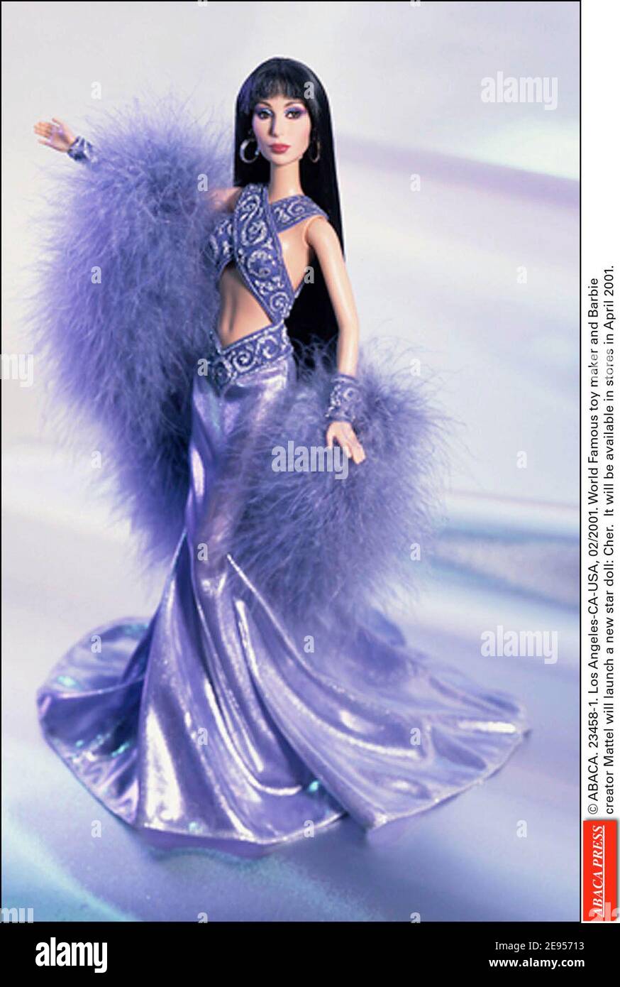 Fysica slang Hiel ABACA. 23458-1. Los Angeles-CA-USA, 02/2001. World Famous toy maker and  Barbie creator Mattel will launch a new star doll: Cher. It will be  available in stores in April 2001 Stock Photo - Alamy