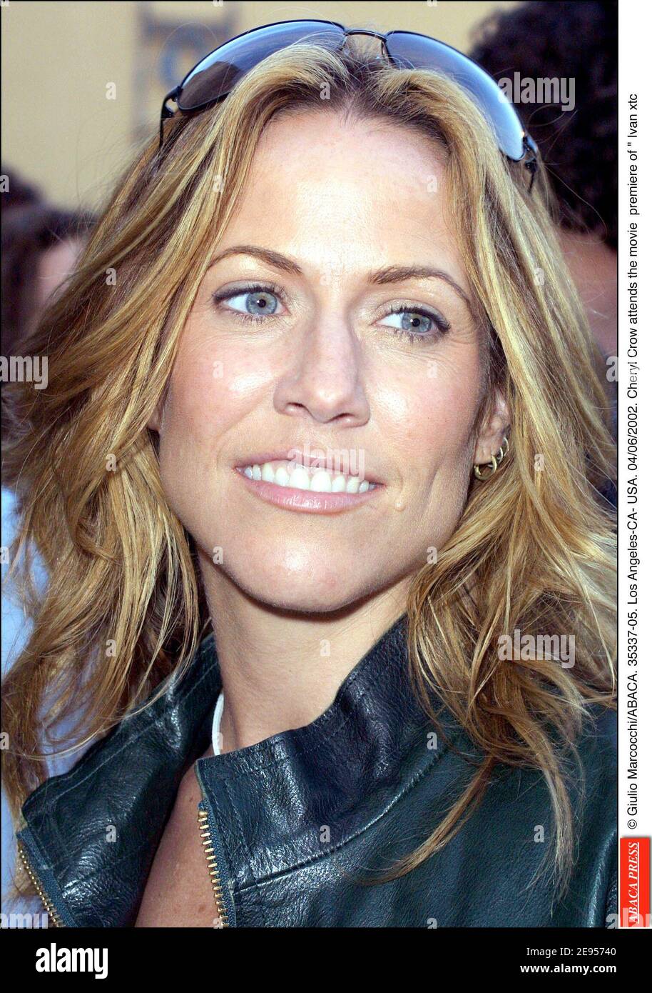 © Giulio Marcocchi/ABACA. 35337-05. Los Angeles-CA- USA. 04/06/2002. Cheryl Crow attends the movie premiere of Ivan xtc Stock Photo