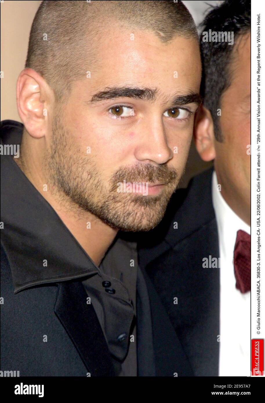 © Giulio Marcocchi/ABACA. 35830-3. Los Angeles-CA- USA. 22/06/2002. Colin Farrell attends the 29th Annual Vision Awards at the Regent Beverly Wilshire Hotel. Stock Photo