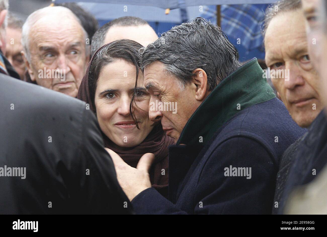 Mazarine Mitterrand Pingeot Francois Mitterrand's daughter Mazarine Pingeot-Mitterrand listens to her half-brother Gilbert Mitterrand during the ceremony to honor the memory of fromer French president Francois Mitterrand on January 8, 2006, for the tenth anniversary