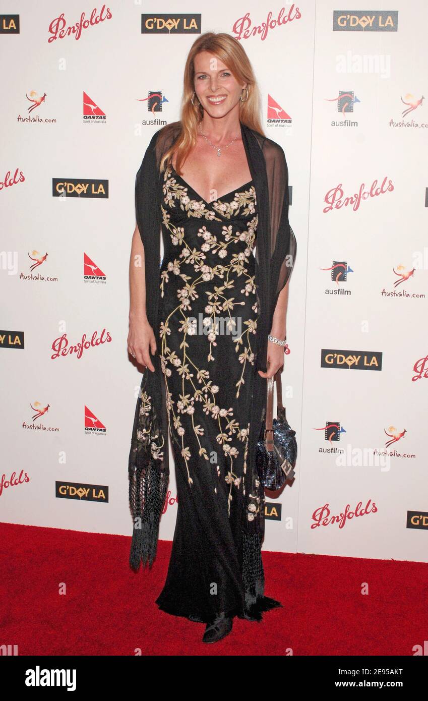 Catherine Oxenberg arrives at the Penfolds Icon Gala Dinner held at the Hollywood Palladium in Los Angeles on Saturday, January 14, 2006. Photo by Nicolas Khayat/ABACAPRESS.COM Stock Photo
