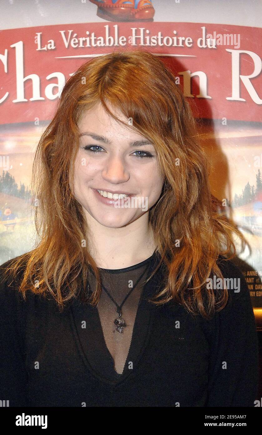 Belgian actress Emilie Dequenne attends at the premiere of 'Le Petit