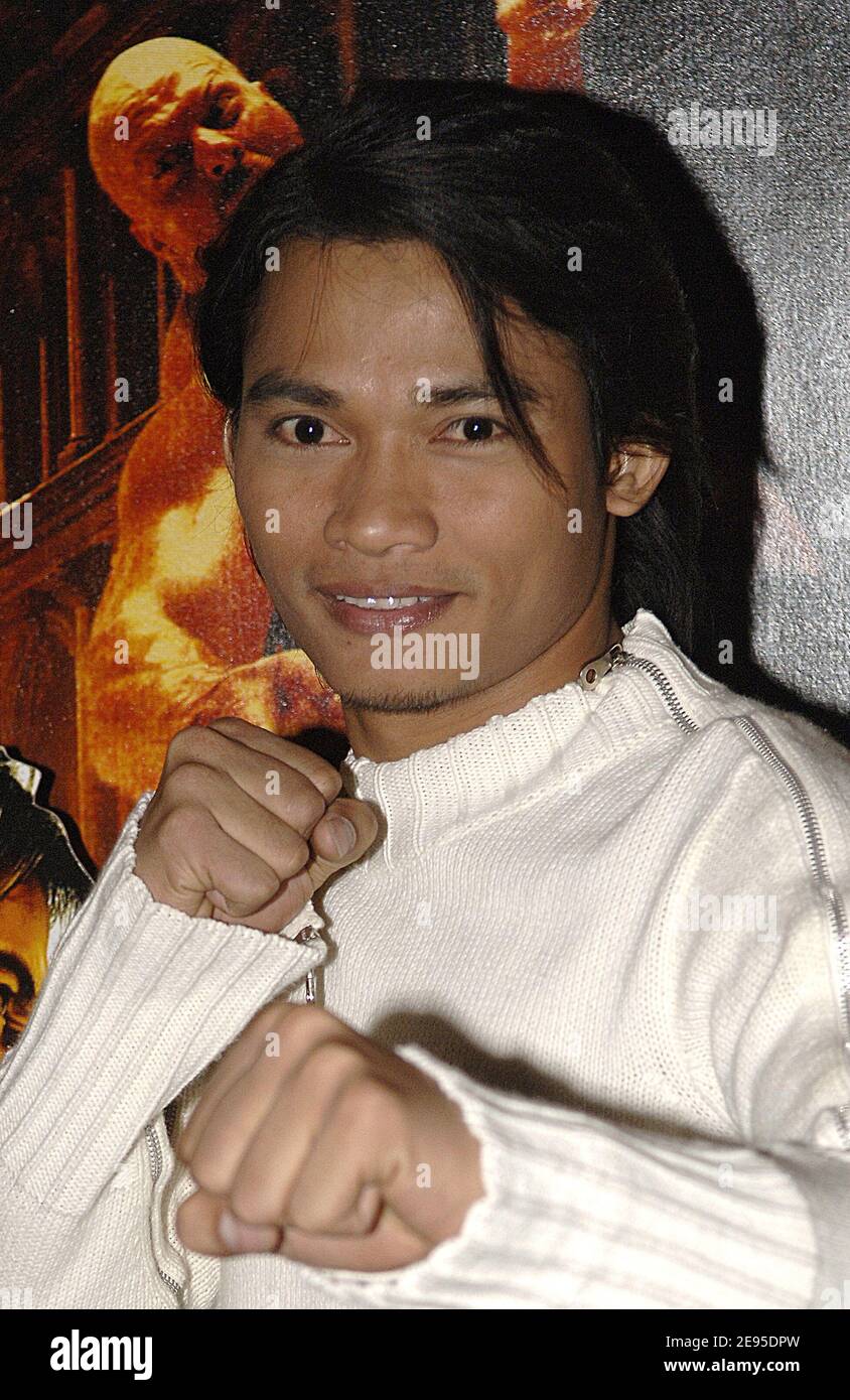 Thai actor Tony Jaa attends the premiere of his new movie, 'L'Honneur Du Dragon' at the Rex in