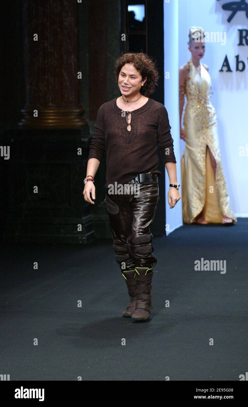 Fashion designer Robert Abi Nader during his Haute-Couture Spring-Summer  2006 collection presentation held at 'Le Grand Hotel', in Paris, France, on  January 25, 2006. Photo by Bruno Klein/ABACAPRESS.COM Stock Photo - Alamy