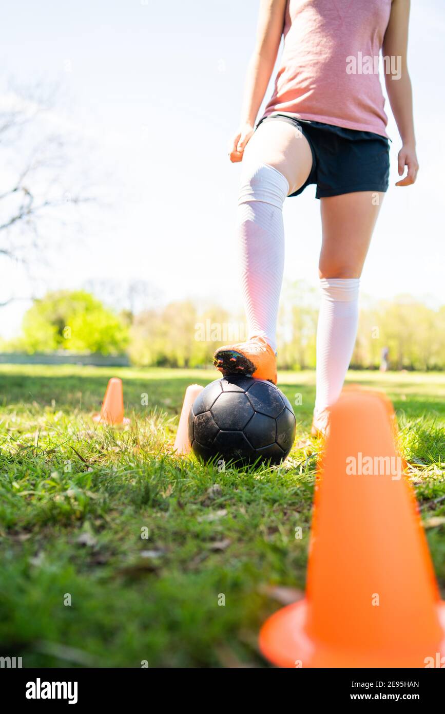 Running around cones hires stock photography and images Alamy