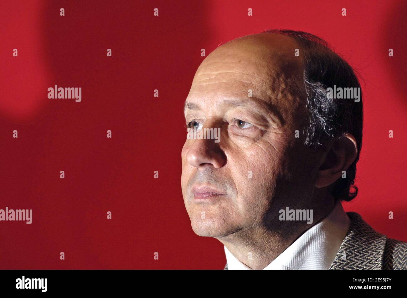 French socialist Laurent Fabius during the 11th meeting of French Sociatlist Party local leaders held at the Mutualite, in Paris, France, on January 29, 2006. Photo by Nicolas Gouhier/ABACAPRESS.COM Stock Photo