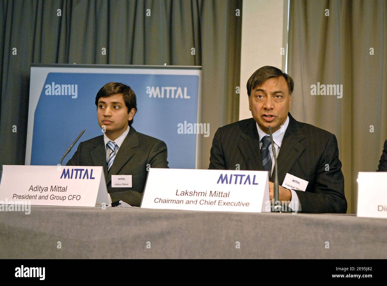 ArcelorMittal Finance director Aditya Mittal pictured during an