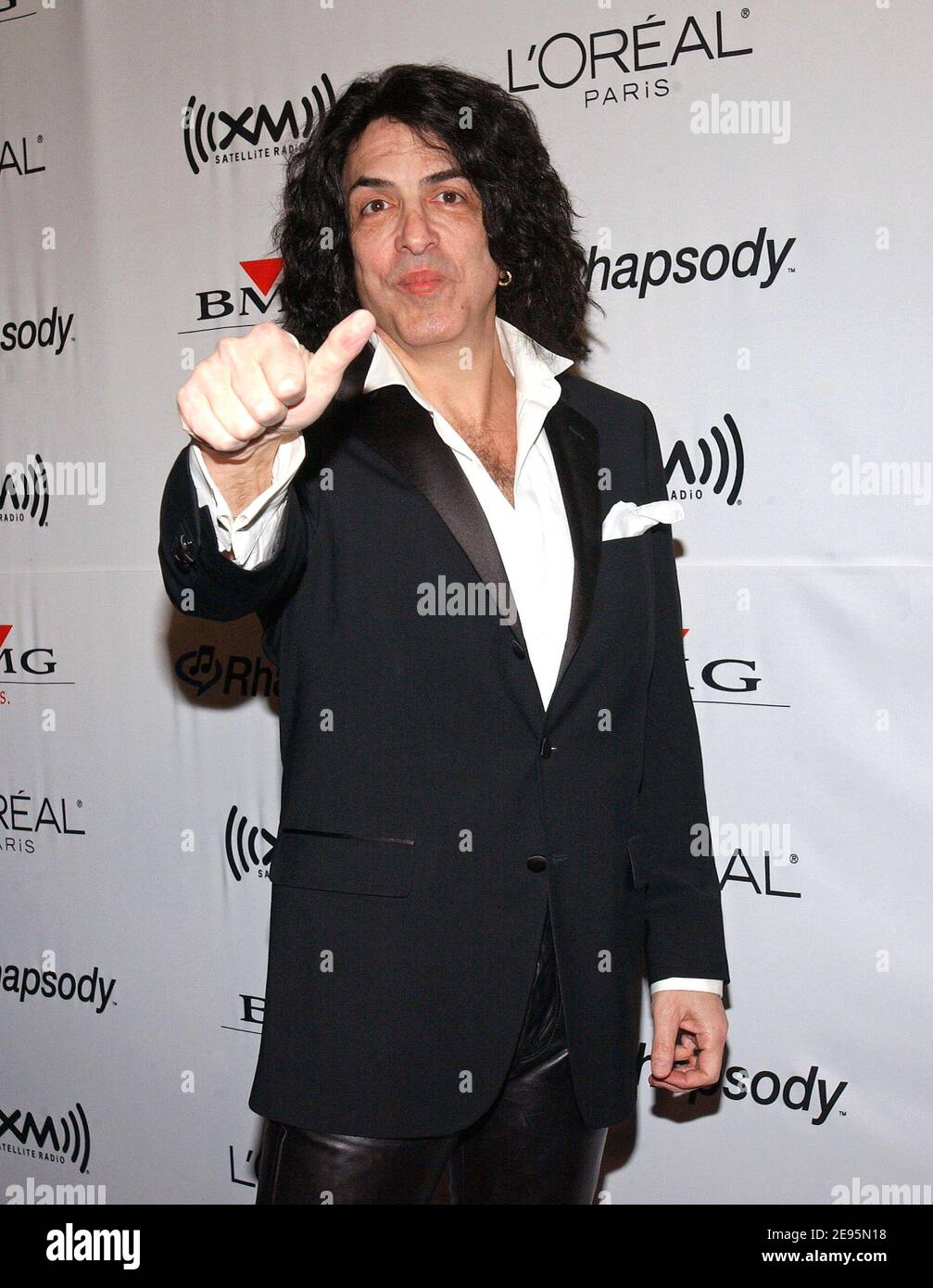 Paul Stanley of Kiss attends the 2006 Clive Davis Pre-GRAMMY Awards Party  held at the