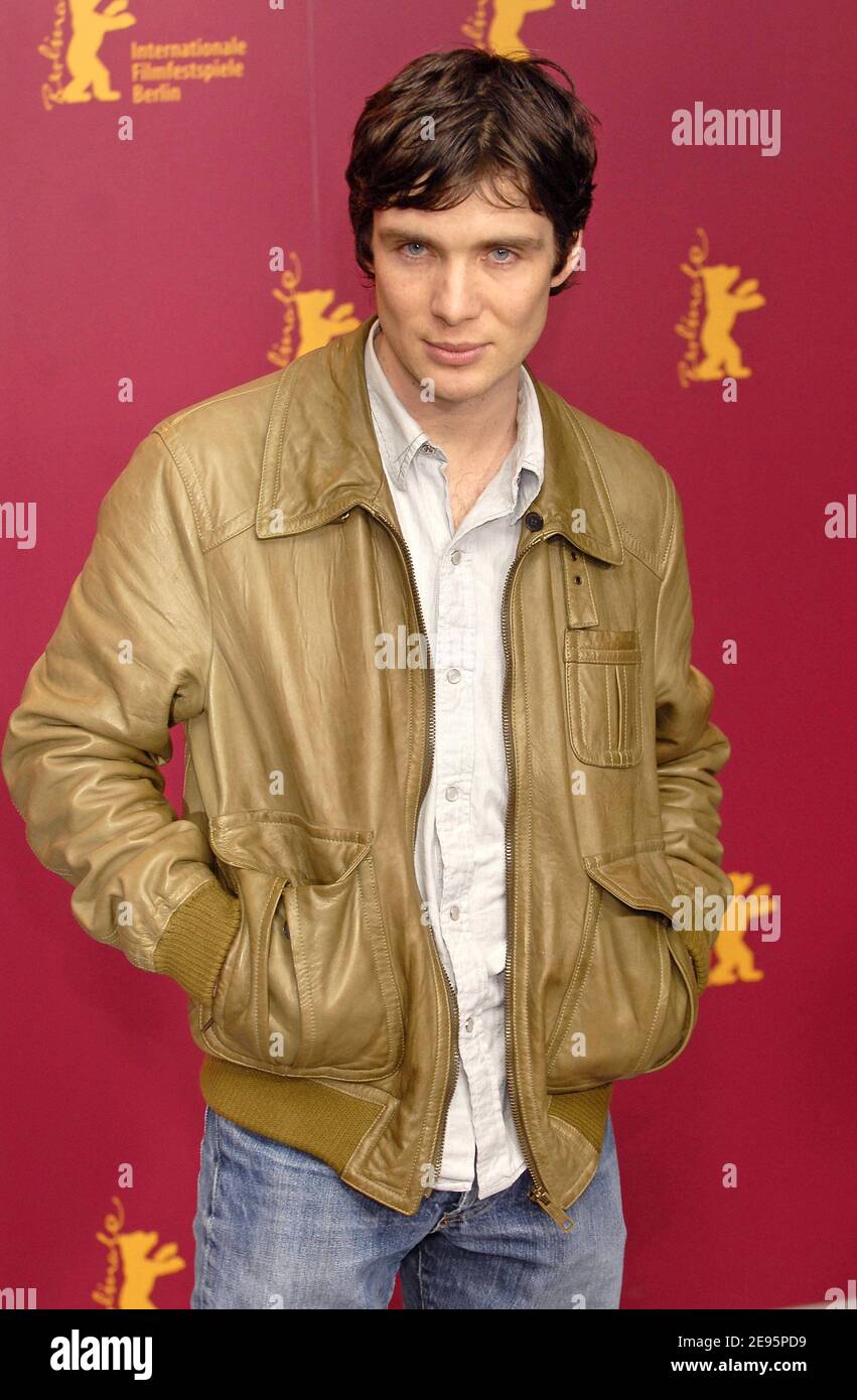 British actor Gillain Murphy poses for a photocall to promote the movie 'Breakfast on Pluto' during the 56th Berlinale, International Film Festival in Berlin, Germany on February 11, 2006. Photo by Bruno Klein/ABACAPRESS.COM Stock Photo