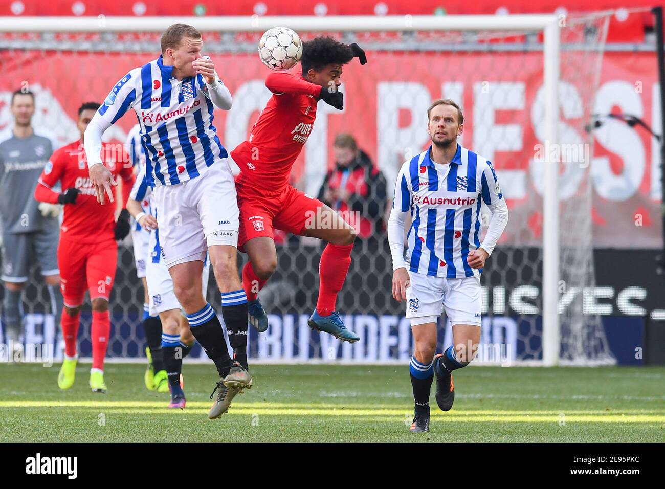 ENSCHEDE, NETHERLANDS - JANUARY 31: t20 v Henk Veerman (c) of SC Heerenveen  v Siem de Jong of SC Heerenveen during the Dutch Eredivisie match between  Stock Photo - Alamy