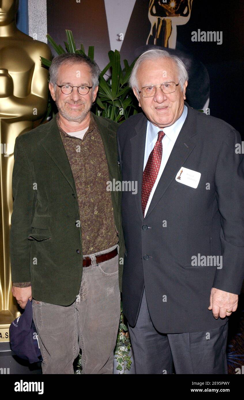 Steven Spielberg and father Arnold Spielberg attend the 78th Annual ...