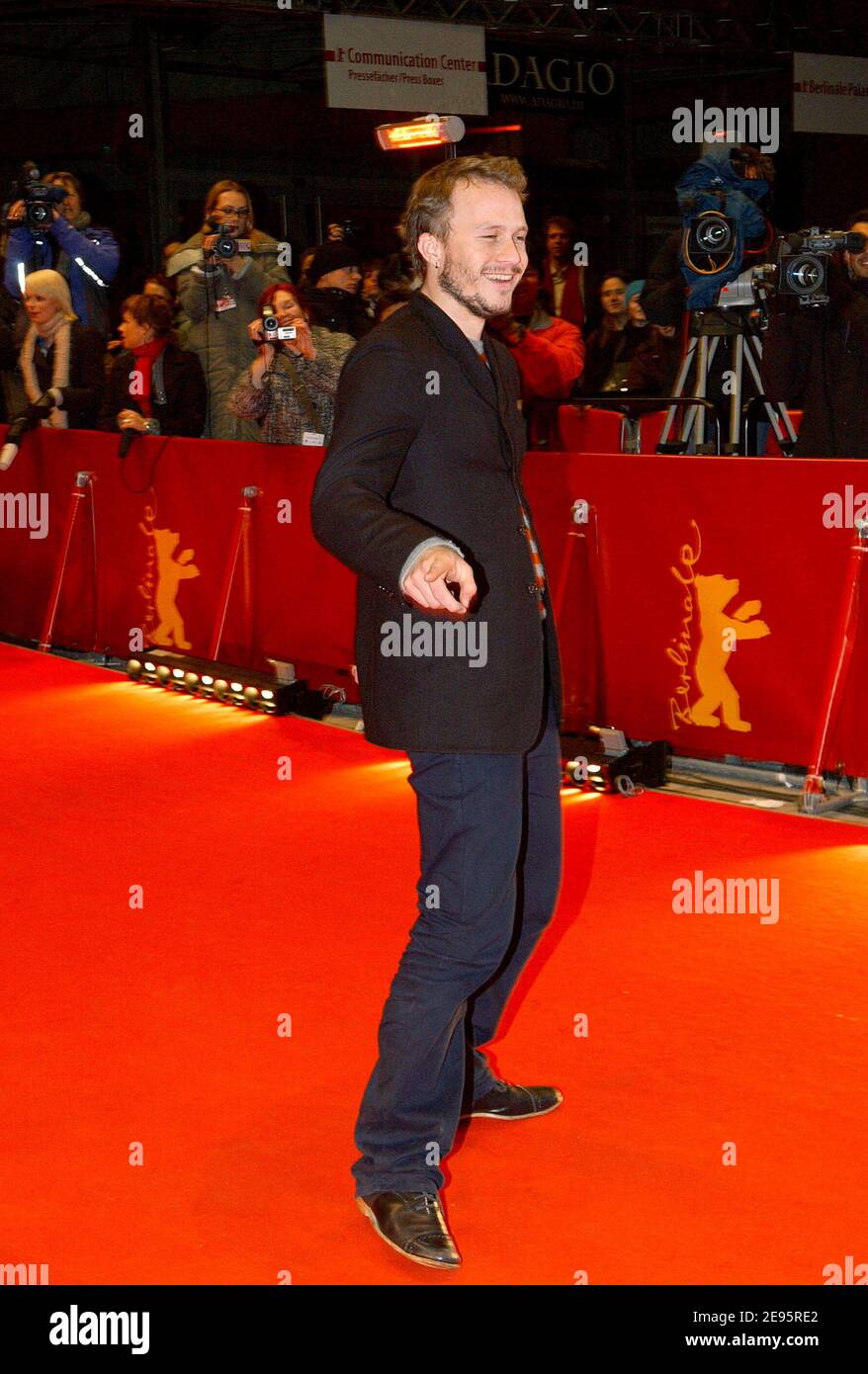 Australian actor Heath Ledger arrives for the screening of his movie