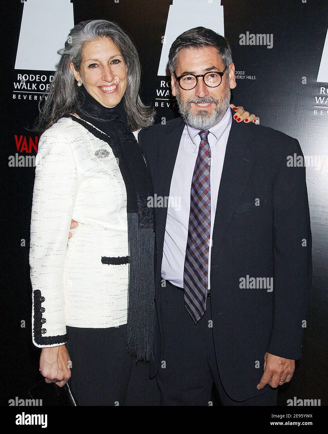 Director John Landis and wife Deborah Nadoolman arrive at the Rodeo