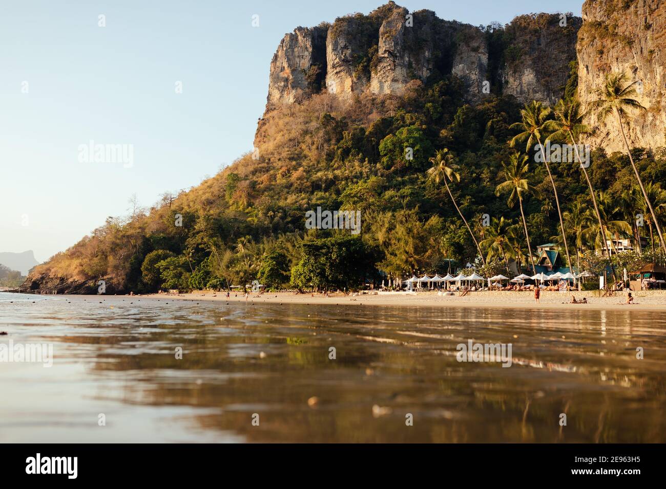 Luxurious Pai Plong beach near Ao Nang, Thailand Stock Photo
