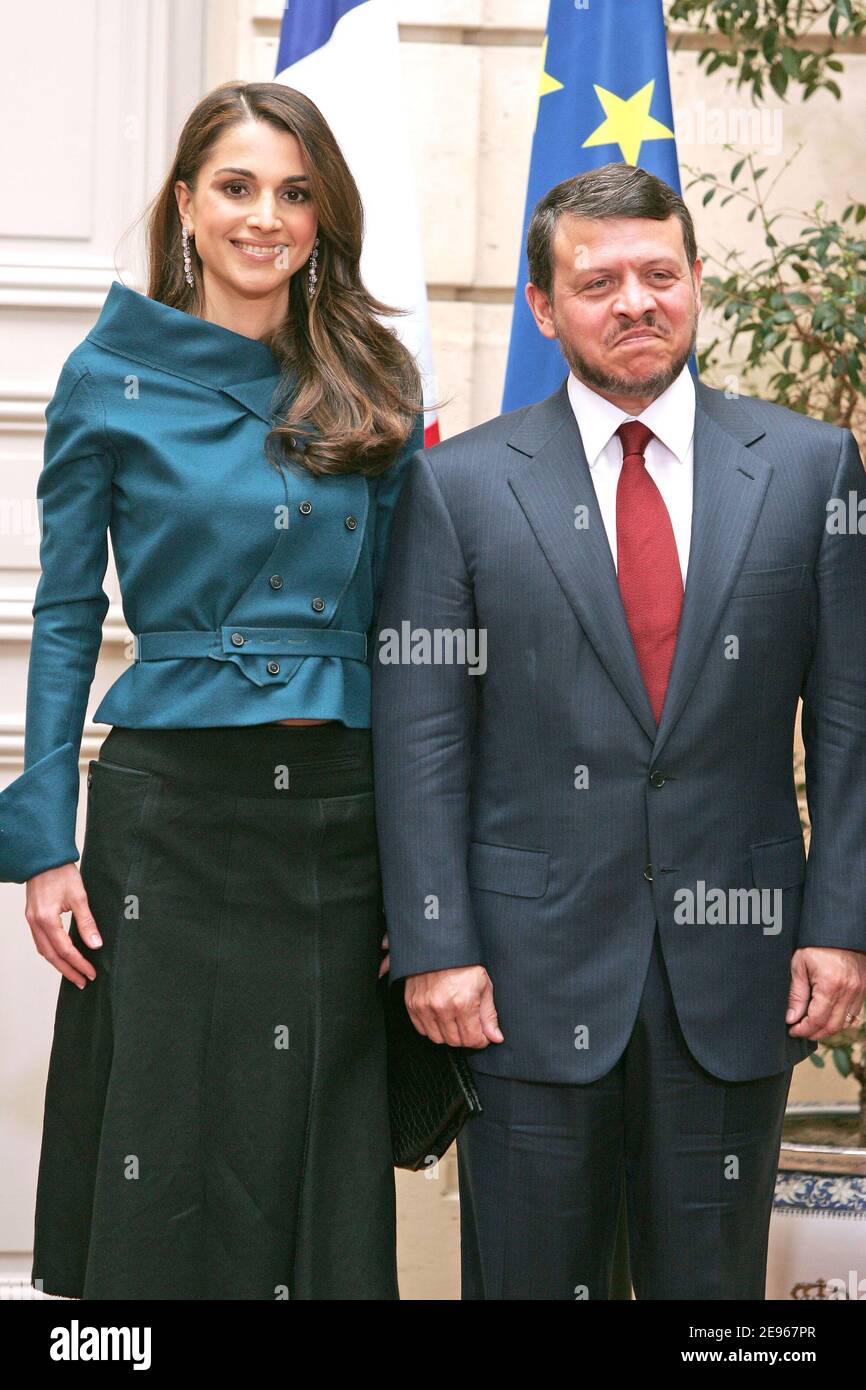 King abdullah ii wife queen hi-res stock photography and images - Alamy