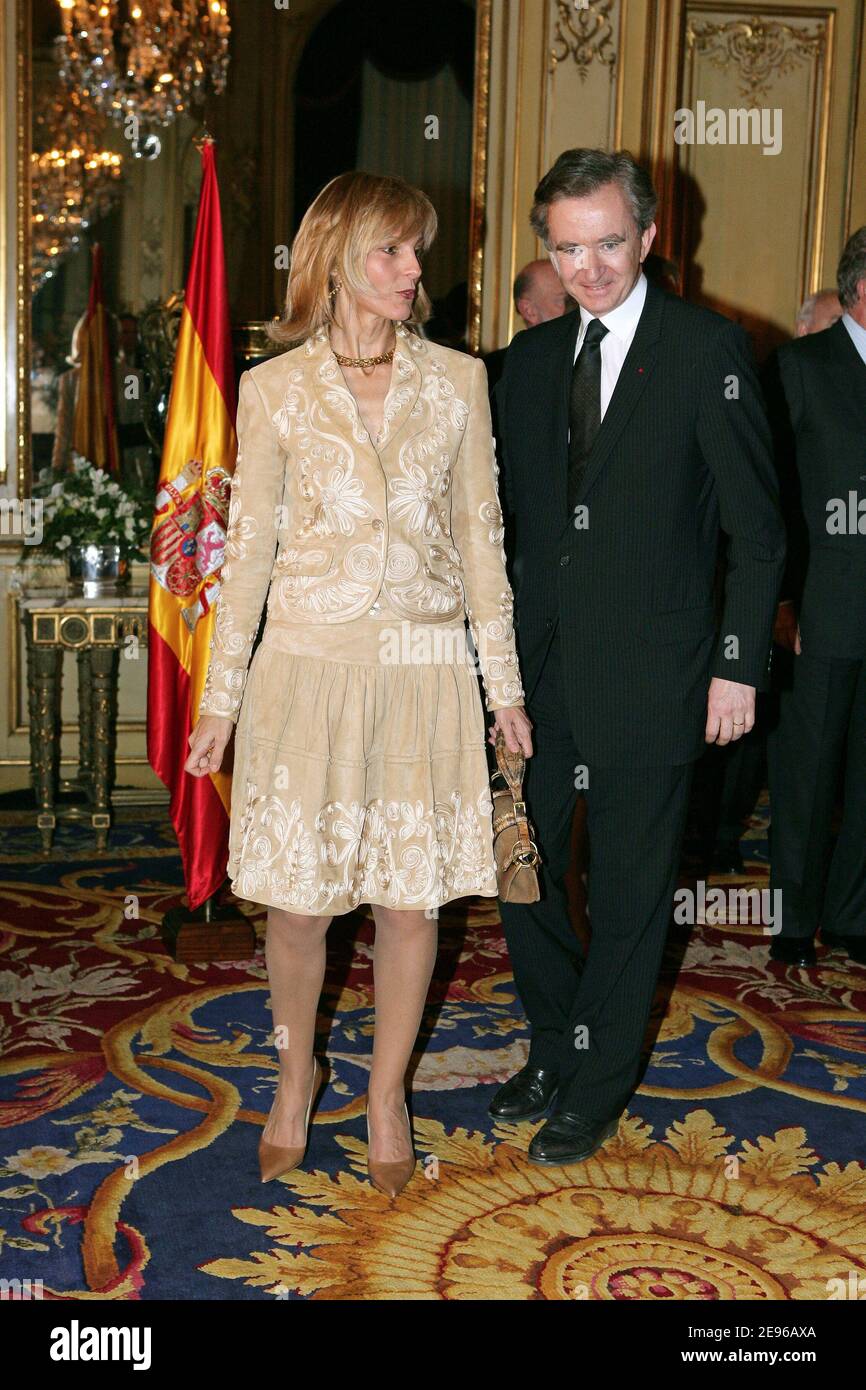 LVMH CEO Bernard Arnault and his wife Helene Mercier-Arnault at