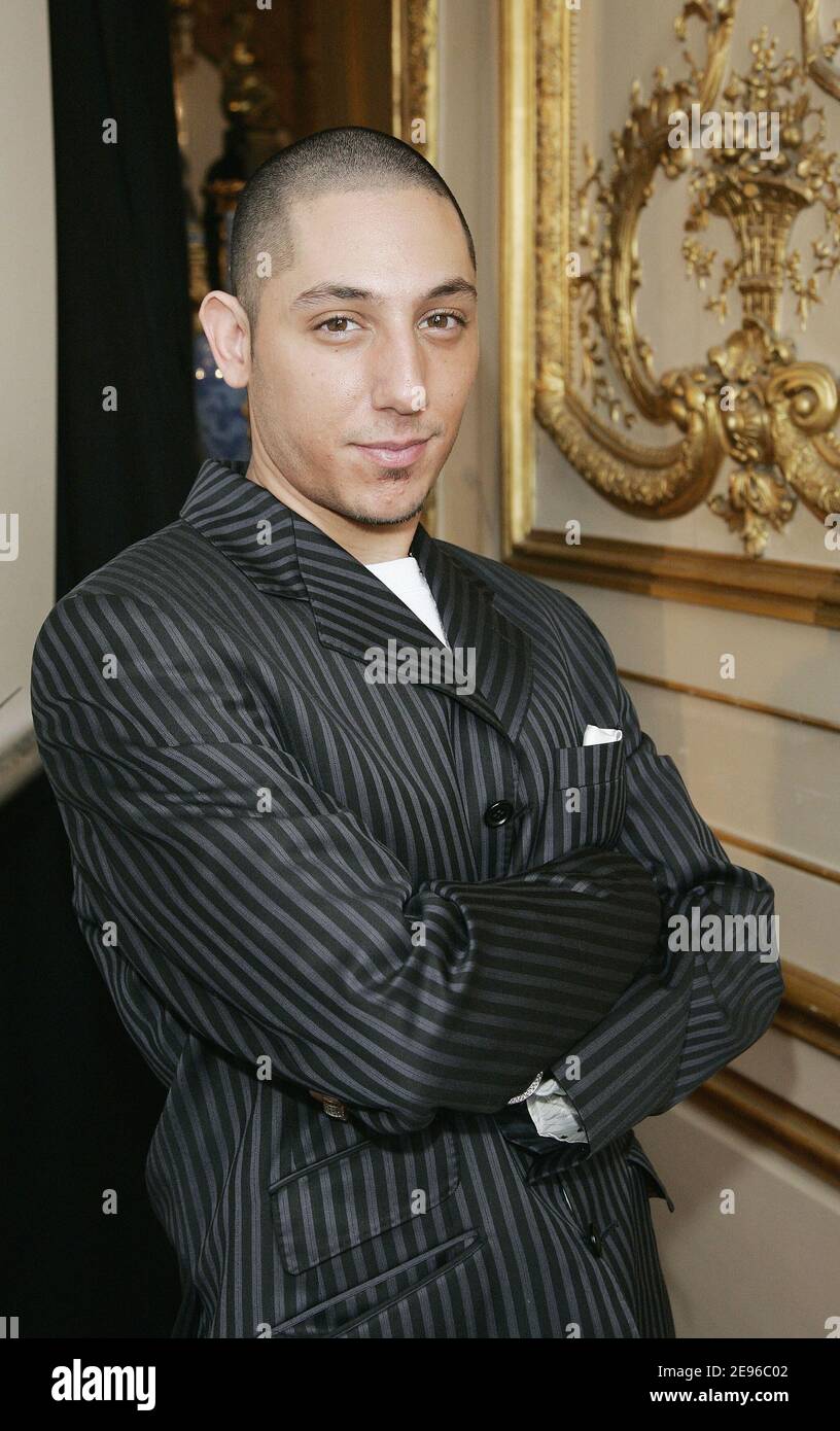 French singer K-maro attends the press conference to present the 18th ...