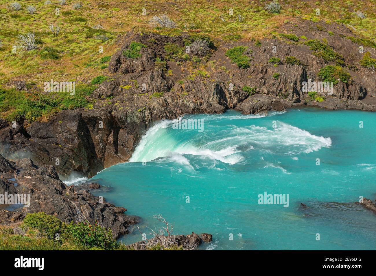 Salto Grande waterfall, Torres del Paine national park, Patagonia, Chile. Stock Photo
