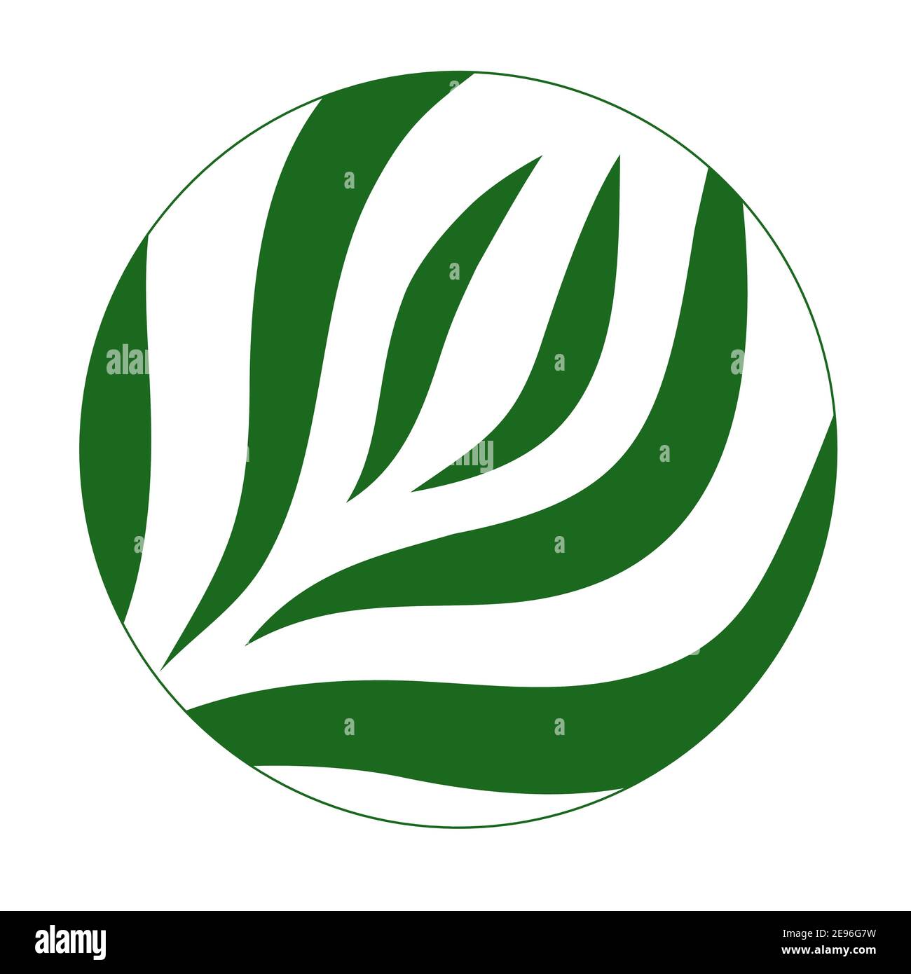 Green Rounded Logo Vector abstract green round logo design templates - emblems for ...