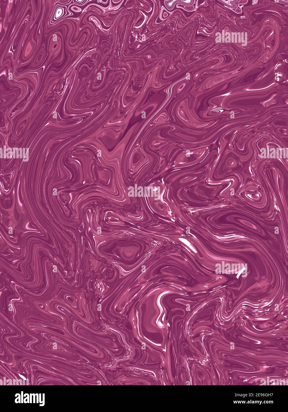 Digital drawing of decorative swirls of liquid marble paper texture