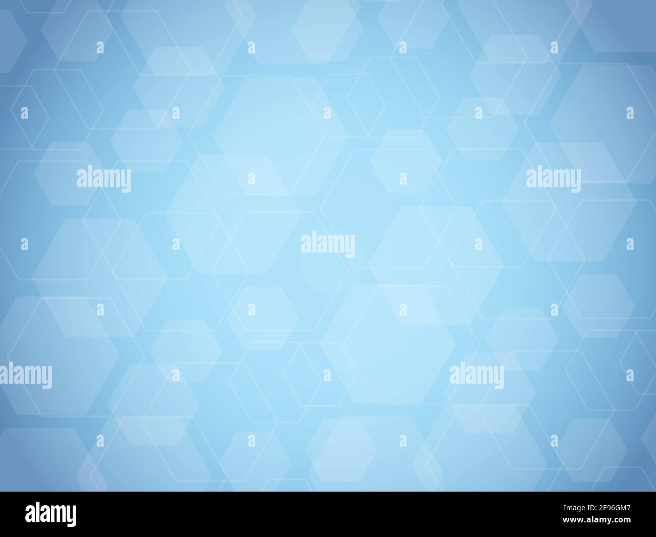 Abstract medical pattern, or technology background with hexagons, blue figures vector backdrop, wallpaper with texture Stock Vector