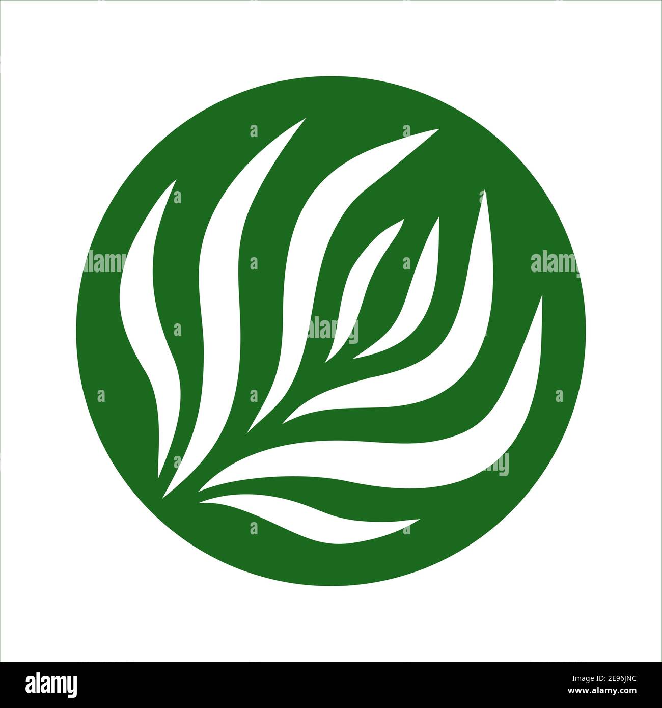 Green Rounded Logo Vector abstract green round logo design templates - emblems for ...