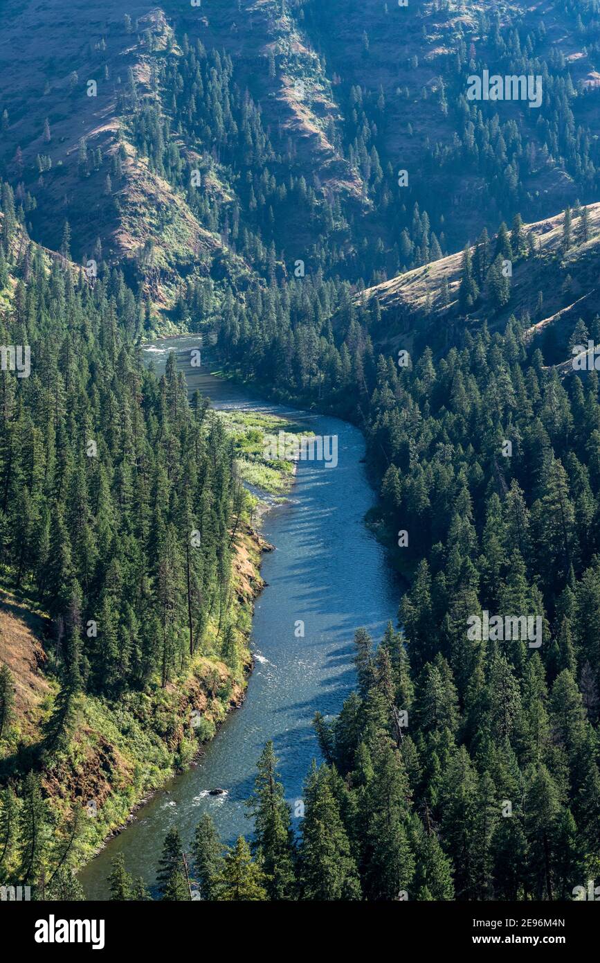 The Grande Ronde River in Northeast Oregon Stock Photo - Alamy