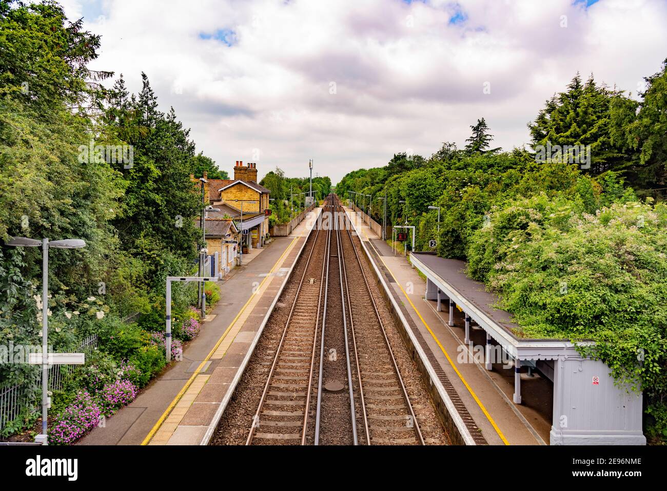 Sole Street railway station, Kent, U.K. Stock Photo