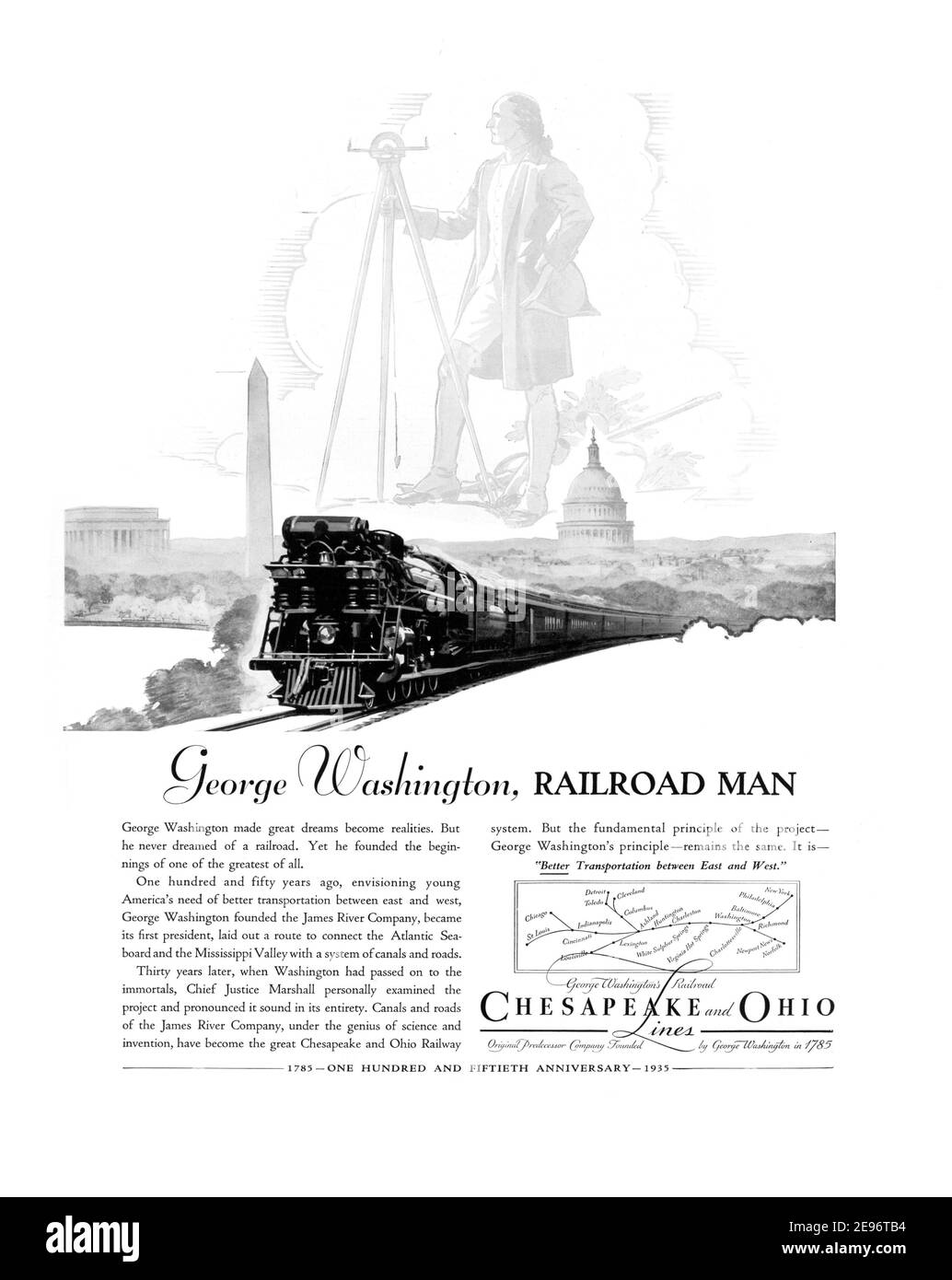 Chesapeake and ohio lines hires stock photography and images Alamy