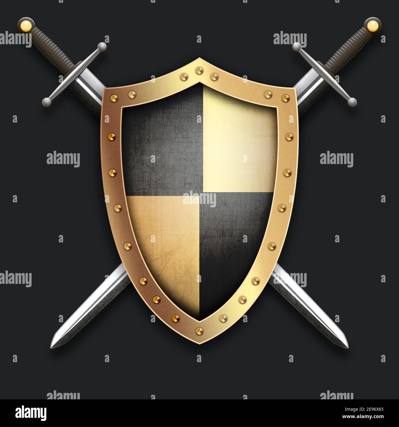 Golden shield png images | PNGEgg