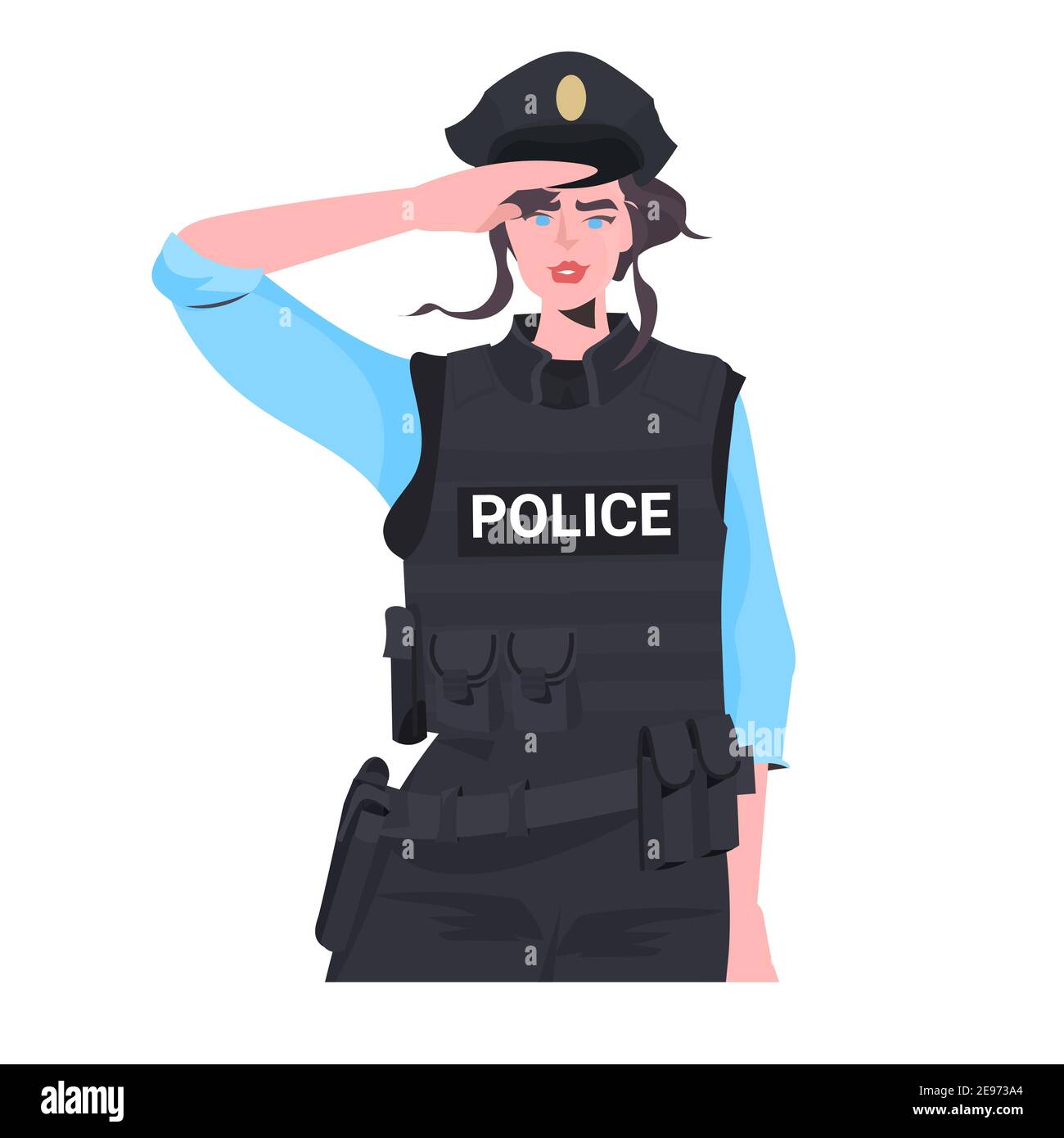 Riot gear woman Cut Out Stock Images & Pictures - Alamy