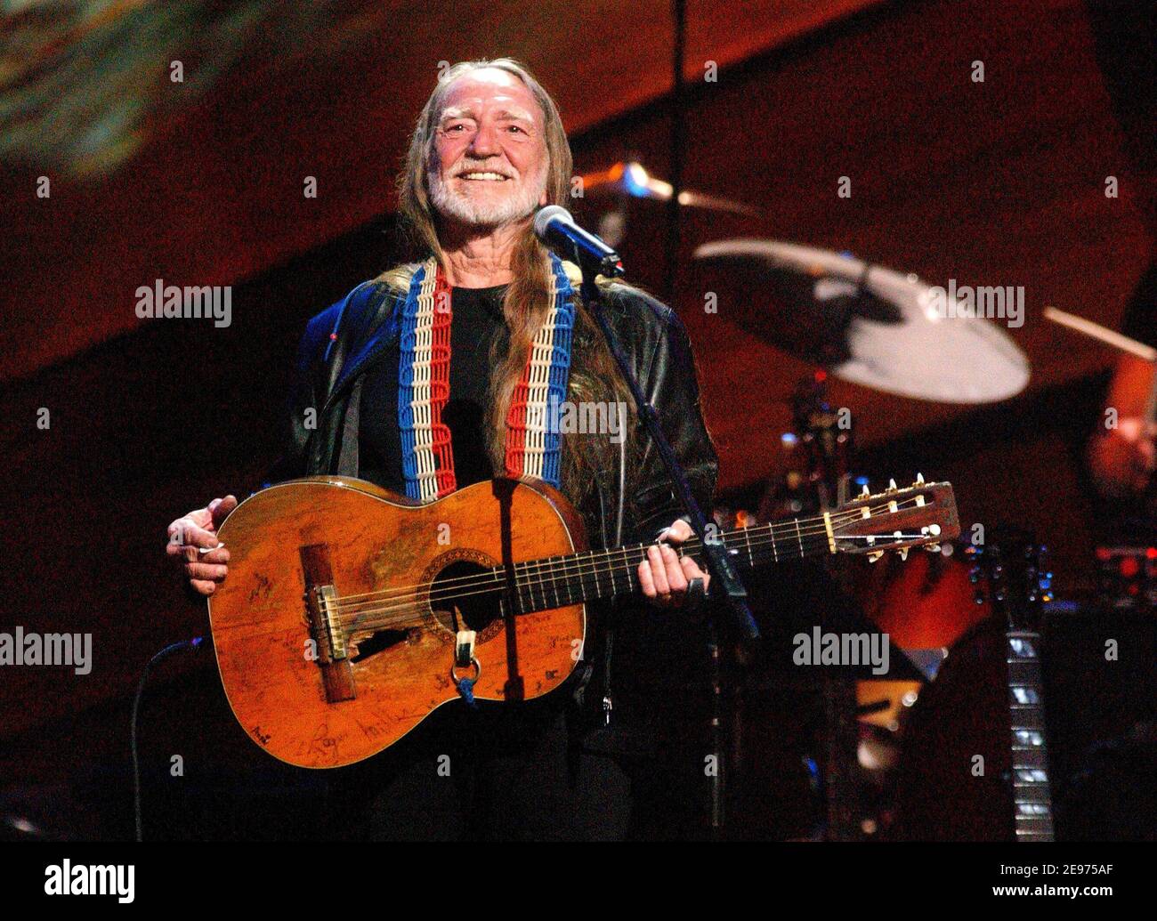 Willie Nelson performing during "Willie Nelson & Friends Live and