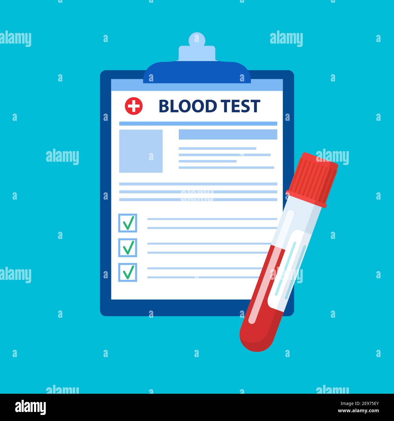 Blood test tube container Stock Vector Image & Art Alamy