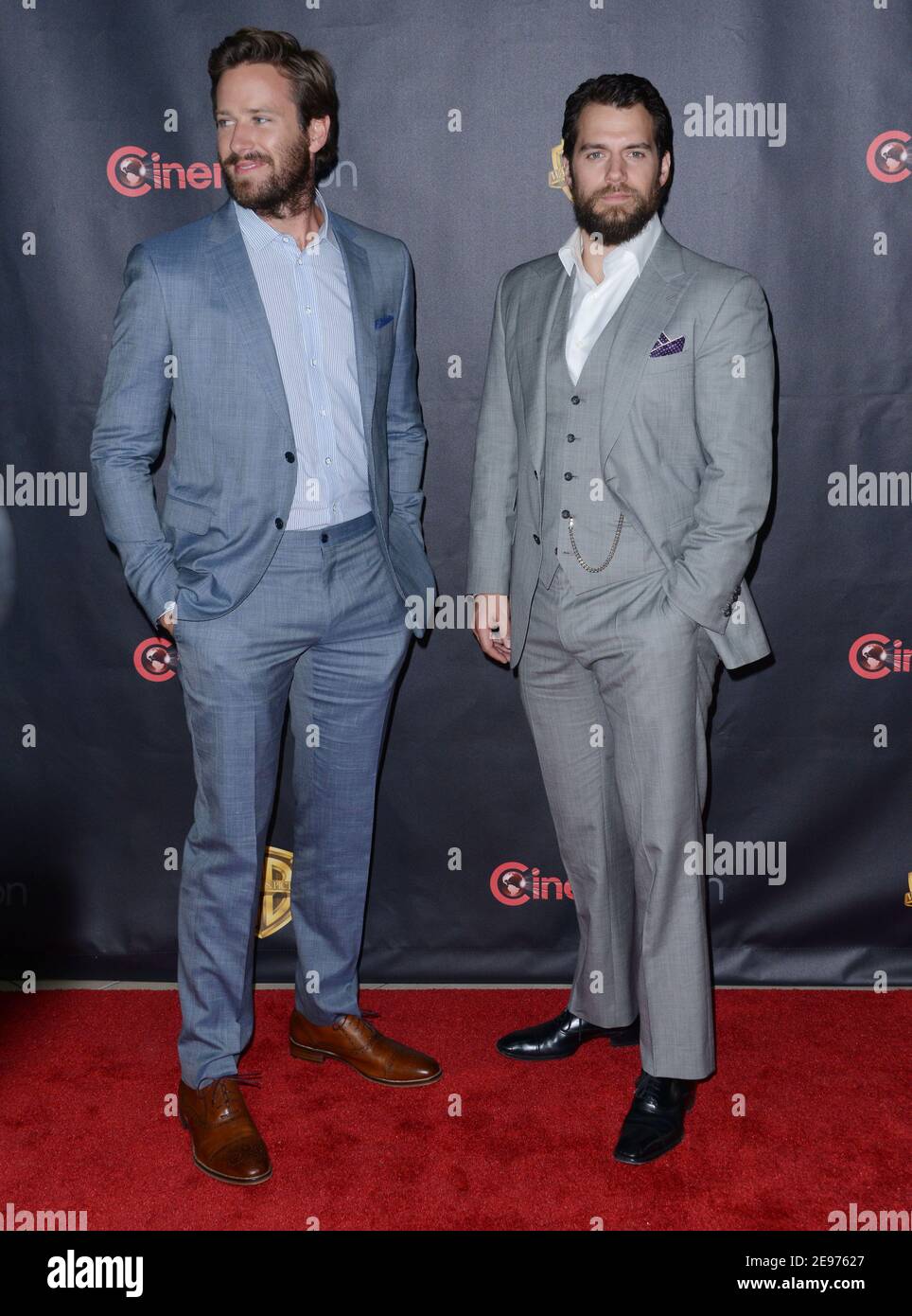 Los Angeles, USA. 21st Apr, 2015. Armie Hammer, Henry Cavill 053 Credit