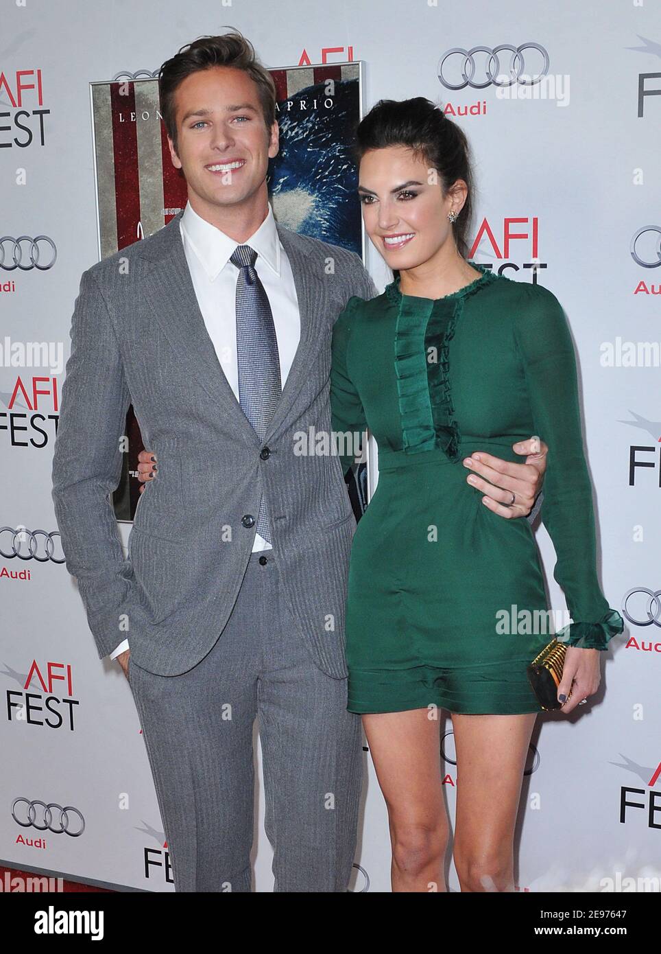 Los Angeles, USA. 04th Nov, 2011. Armie Hammer, wife Elizabeth Chambers