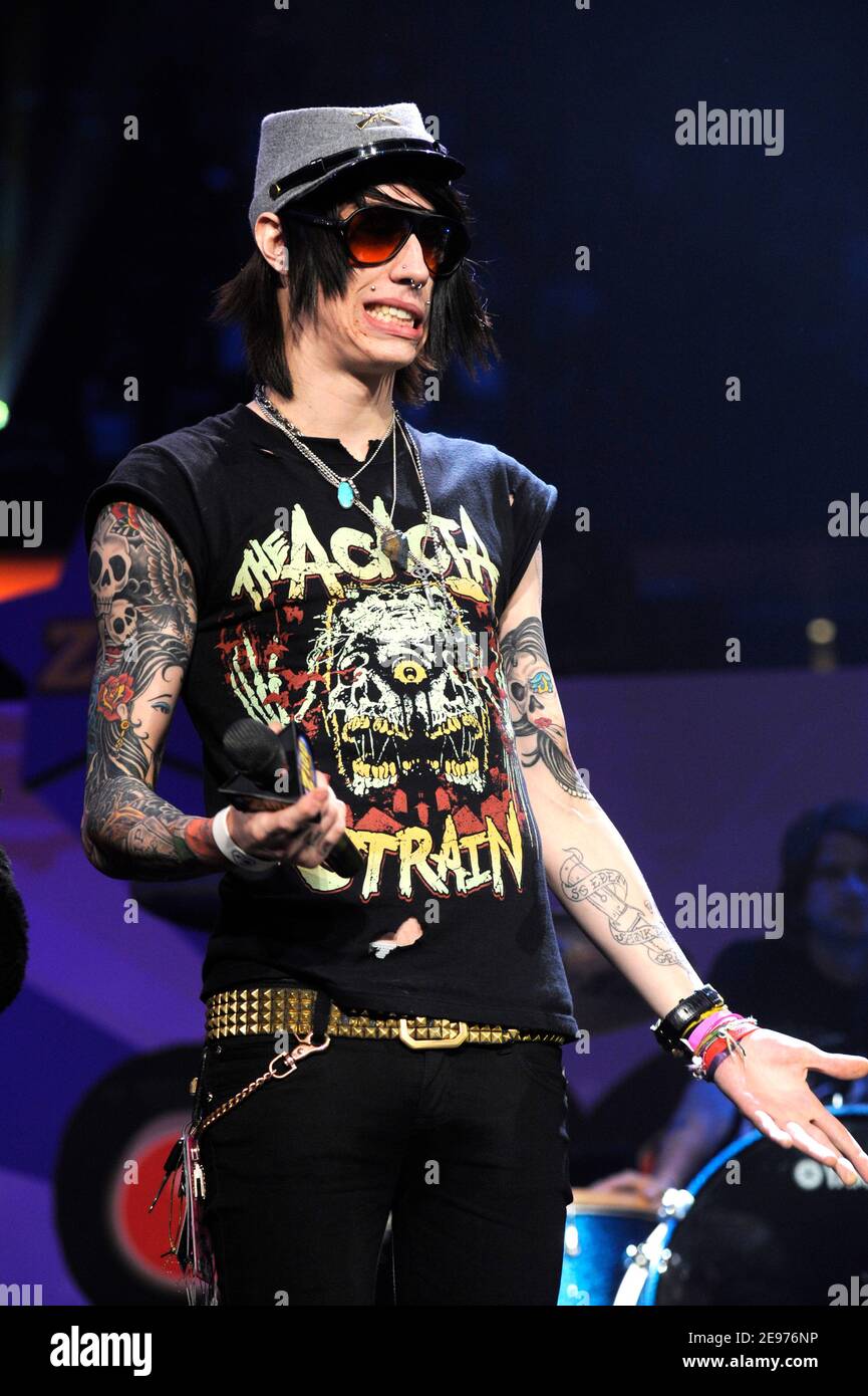 Cyrus Metro Station (Trace Cyrus) at the 2008 Z100 Zootopia at the